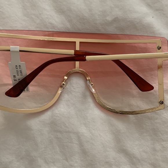 Pink Rainbow Store Shield Sunglasses - Picture 2 of 6